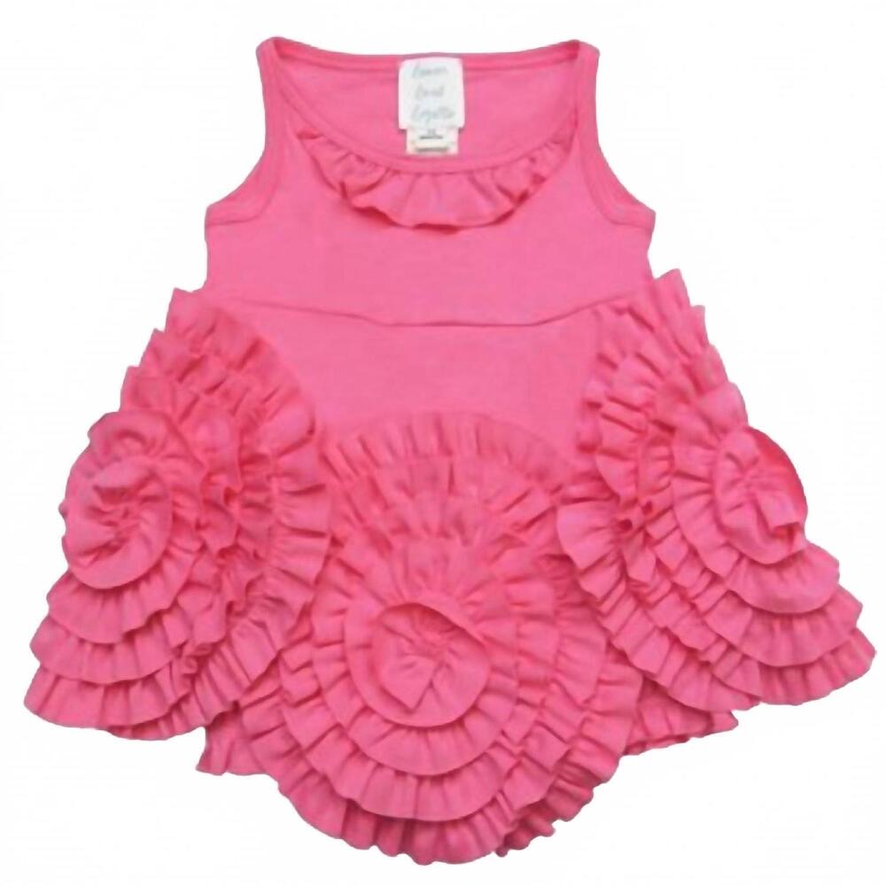 NEW LEMON LOVES LAYETTE baby marigold dress in pink lemonade